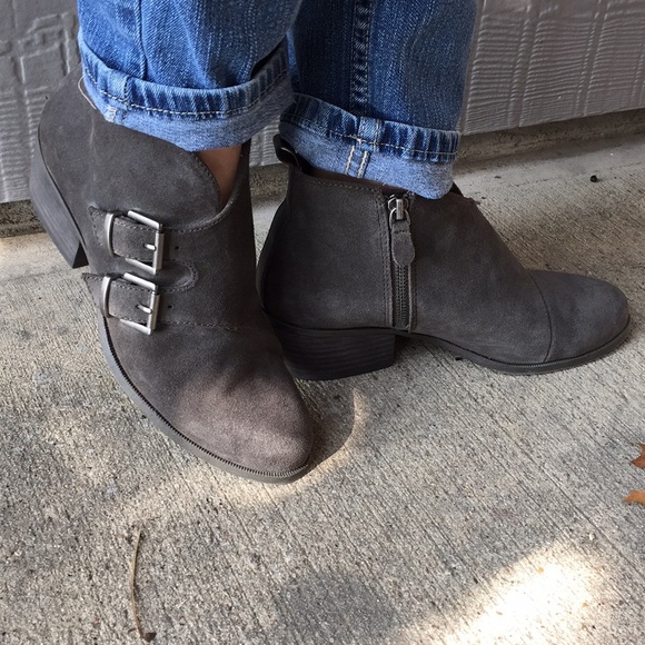 Ellen Tracy Shoes - •Ellen Tracy• Grey Booties